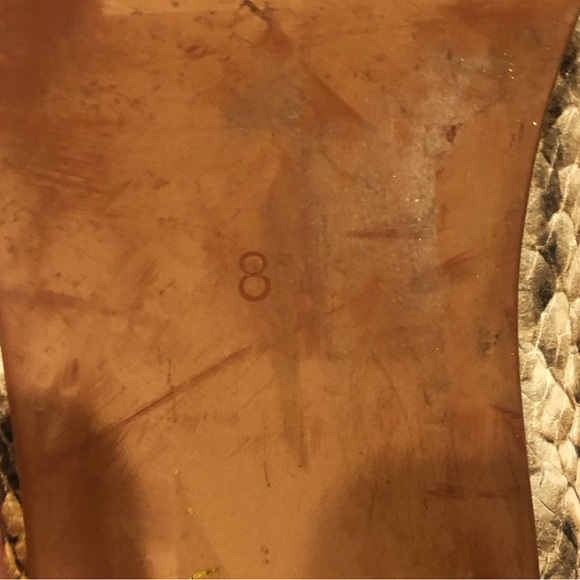 MADEWELL THE MARGOT SLINGBACK SNAKESKIN POINTED TOE FLATS SHOES 8 - Picture 8 of 11